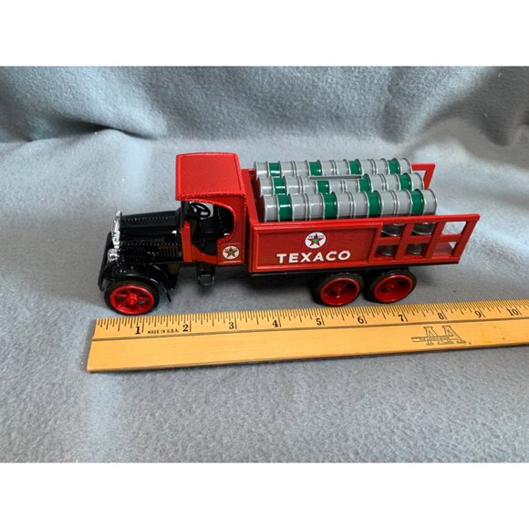 Texaco 1925 Kenworth Stake Truck Barrels Die-Cast Metal Coin Bank Collectors Ser - Picture 8 of 13